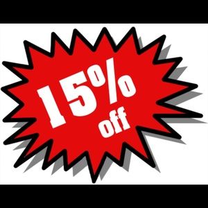 BUNDLE 3 OR MORE ITEMS AND SAVE 15% OFF 🛍🛍🛍