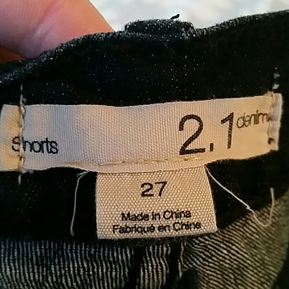 2.1 black fade wash jeans with front zip pocket - Picture 3 of 4