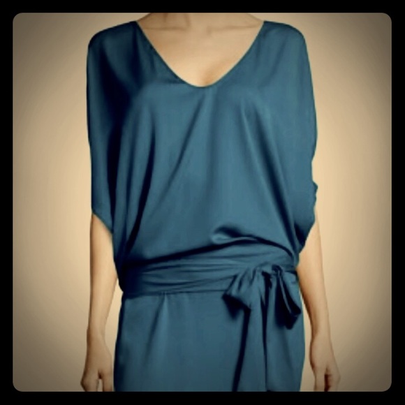 DVF "Edna" blue silk dress.  The best dress ever!