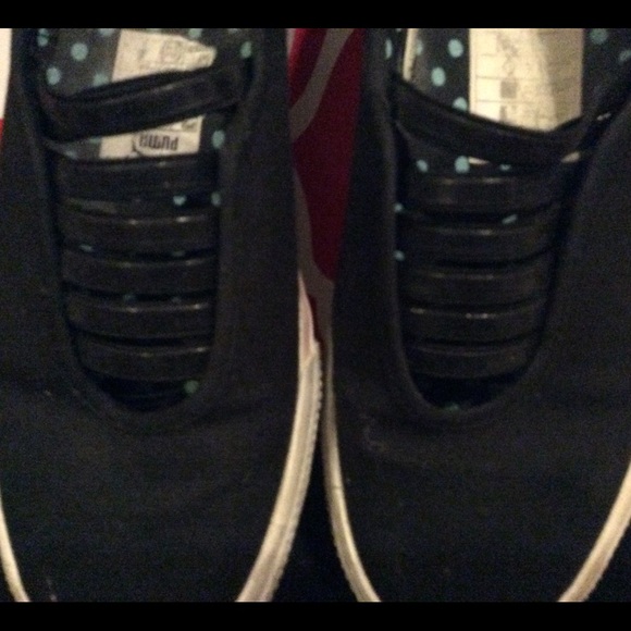 Puma Black Multi-Straped MaryJane Slip-On Sz 6.5. - Picture 3 of 3