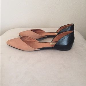 Halogen | Two-Toned Leather Flats