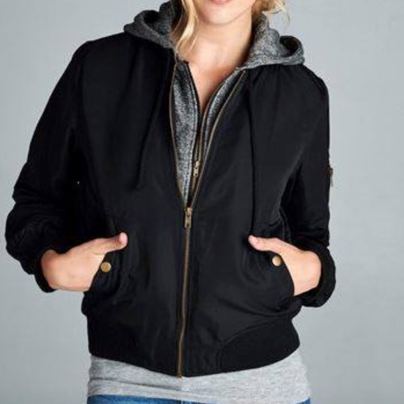 20% DISCOUNT- Terry Lined Bomber Jacket