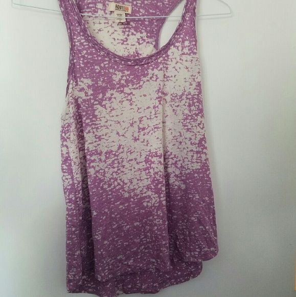 Lilac burn out tank
