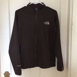 Brown north face jacket