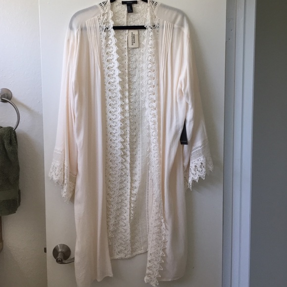 Forever 21 Tops - Crochet Kimono