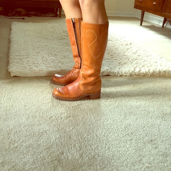Donating TOMORROW - Leather SquareToe Heeled Boots