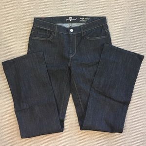 High Waist Bootcut Denim