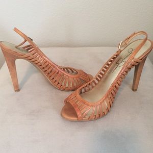 Jessica Simpson | leather heeled sandal