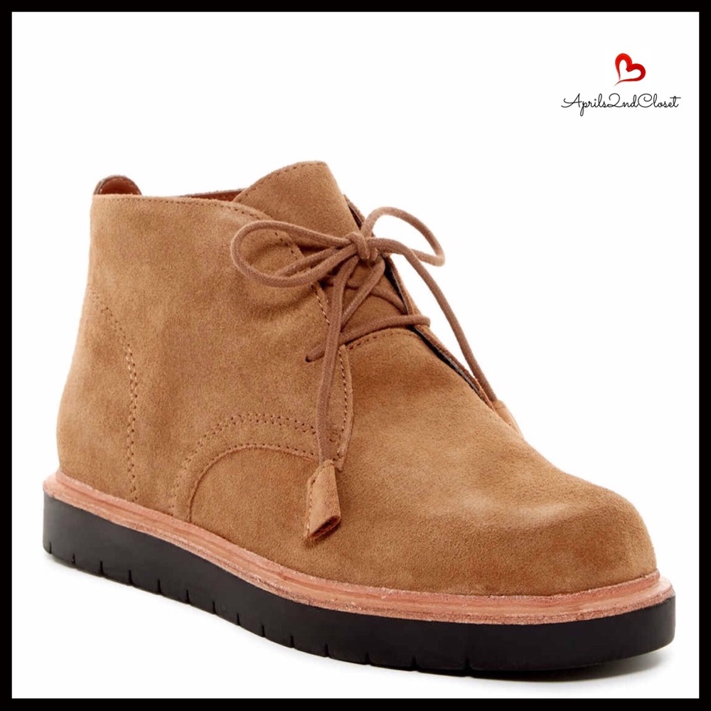 ❌SOLD❌GENUINE LEATHER ANKLE BOOTS Lace Up Booties - Picture 8 of 8