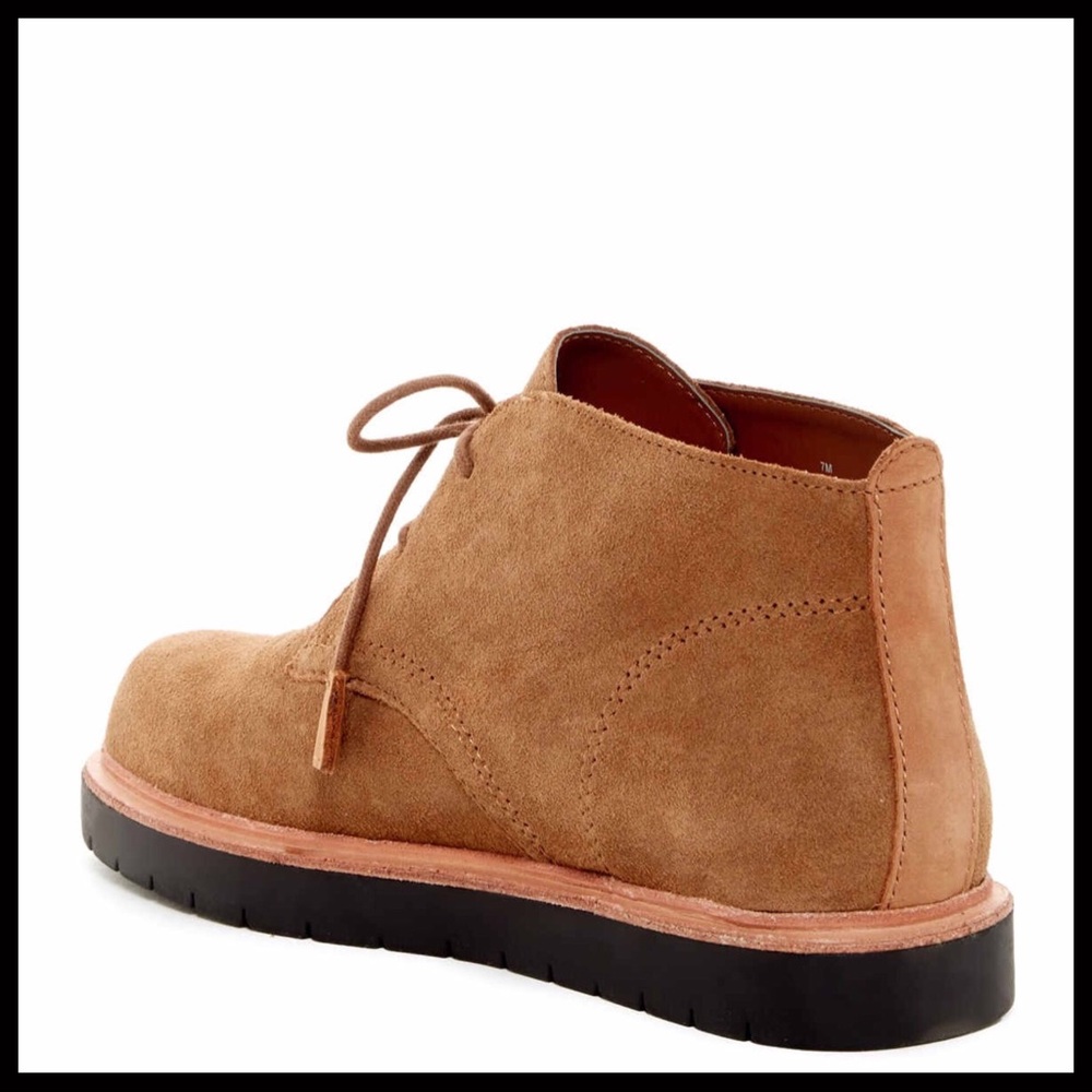 ❌SOLD❌GENUINE LEATHER ANKLE BOOTS Lace Up Booties - Picture 3 of 8