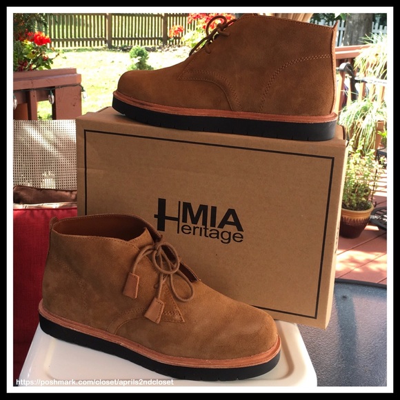 ❌SOLD❌GENUINE LEATHER ANKLE BOOTS Lace Up Booties - Picture 7 of 8