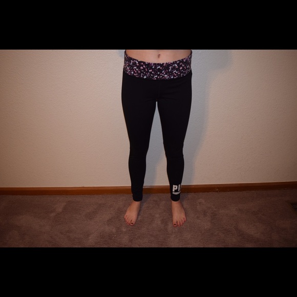 PINK By Victoria Secret galaxy leggings.