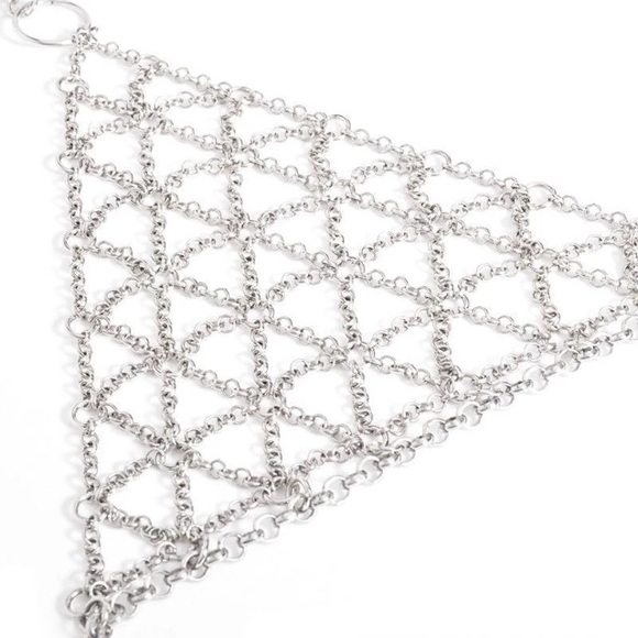 Silver Jewelry Chain Bra - Picture 4 of 4