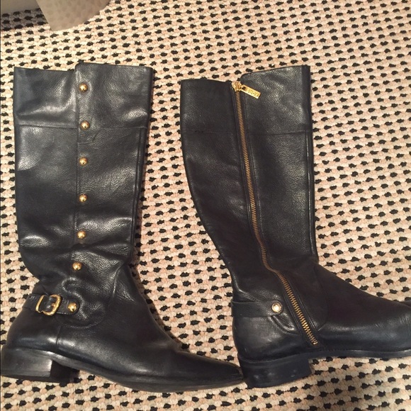 Kors Michael Kors black leather boots