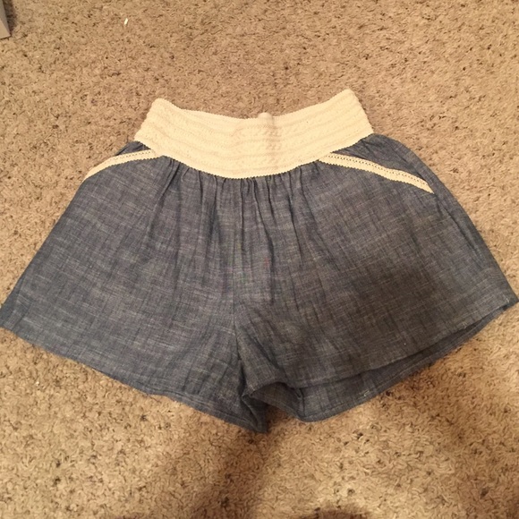Denim shorts