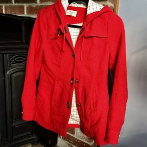 Red Peacoat
