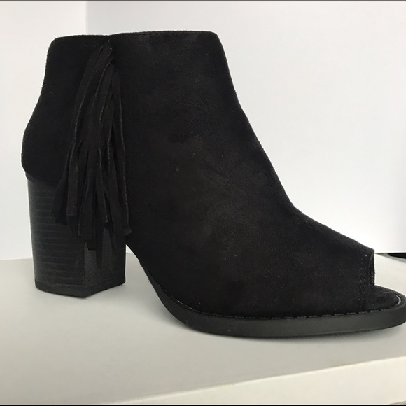 ‼️FINAL PRICE‼️ Fringe Ankle Booties⭐️ - Picture 2 of 4