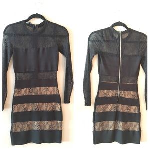 Lacey long sleeve Bodycon