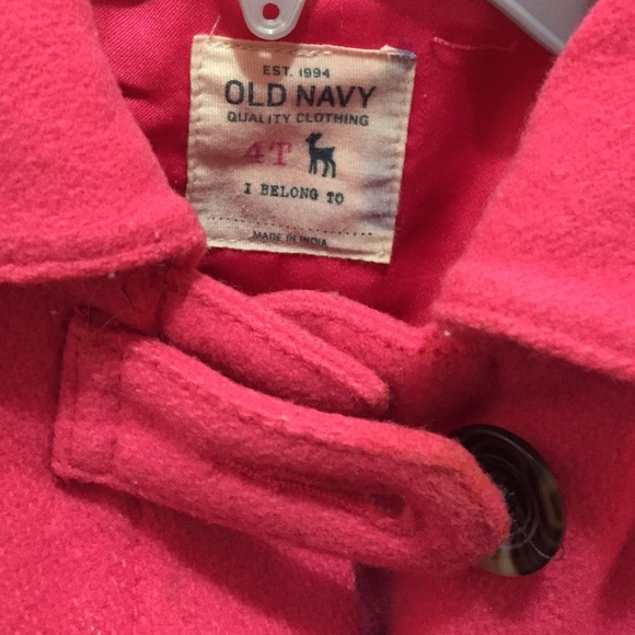 Wool pink girl jacket - Picture 4 of 4