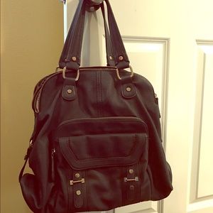 Black shoulder bag