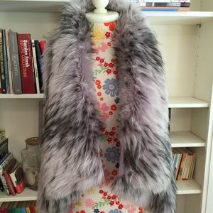 BCBG Faux Fur Vest