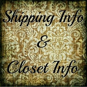 SHIPPING & CLOSET FAQ'S