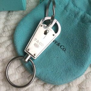 Tiffany & Co. Silver Valet Key Ring