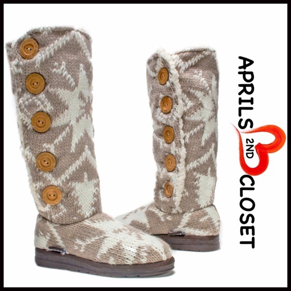 ❌SOLD❌SOLD❌MUK LUKS BOOTS Sweater Boots - Picture 4 of 5