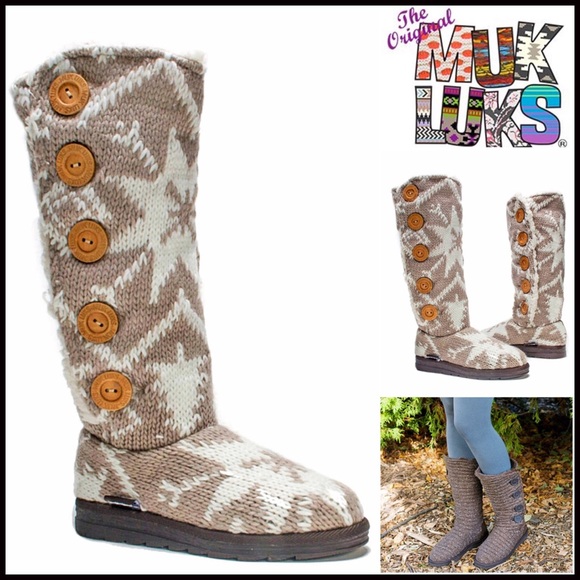 ❌SOLD❌SOLD❌MUK LUKS BOOTS Sweater Boots - Picture 5 of 5