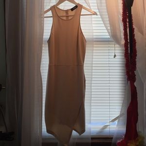 Beige Bodycon dress