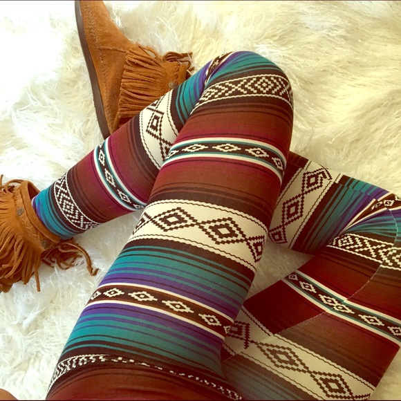 Aztec leggings