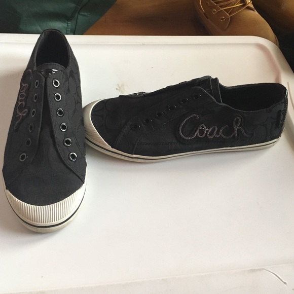 Coach slip ons