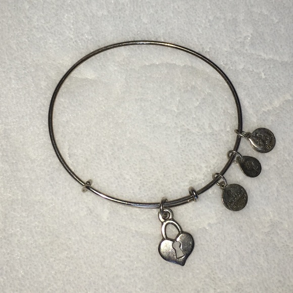 Alex and Ani key to my heart charm bracelet