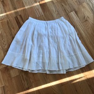 Anthropologie linen fei skirt
