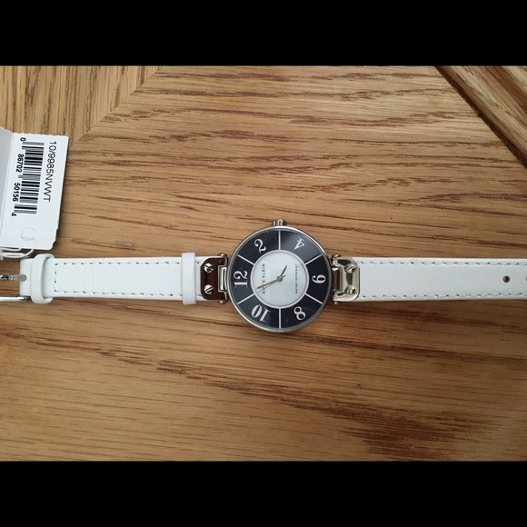 Anne Klein white wrist watch