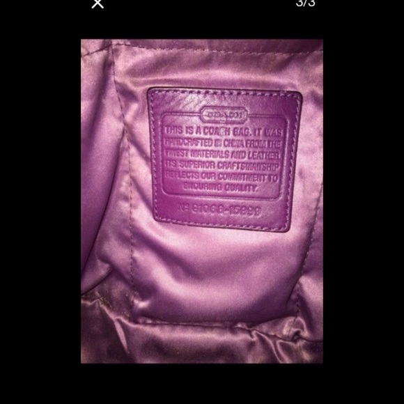 Coach diaper bag - Picture 2 of 4