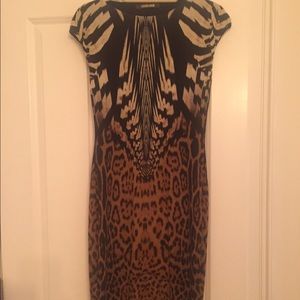 Roberto Cavalli STUNNING animal print dress.