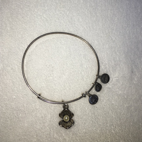 Alex and Ani oyster charm bangle