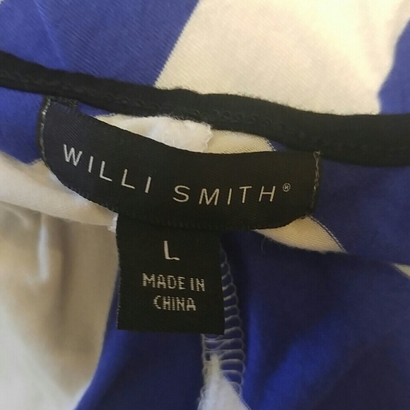 Willi Smith Cobalt White Black Chevron Tank - Picture 4 of 4