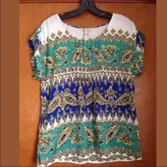 G.H. Bass Short Sleeve Blouse Size Small - Picture 1 of 4