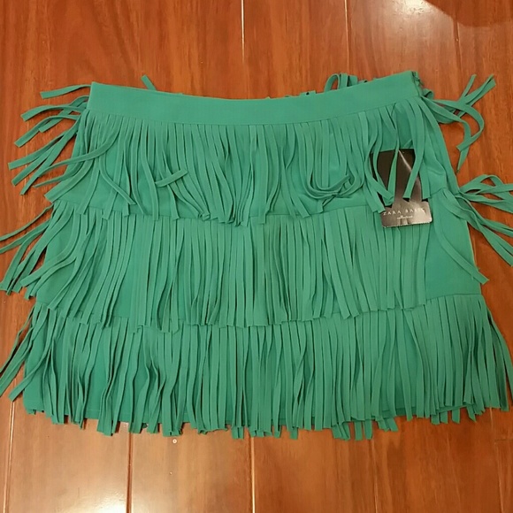 Zara Fringe Skirt