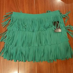 Zara Fringe Skirt