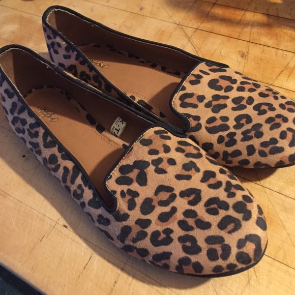 Leopard print loafers
