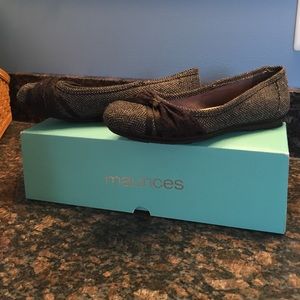New Maurice's Black/Gray Flats size 9
