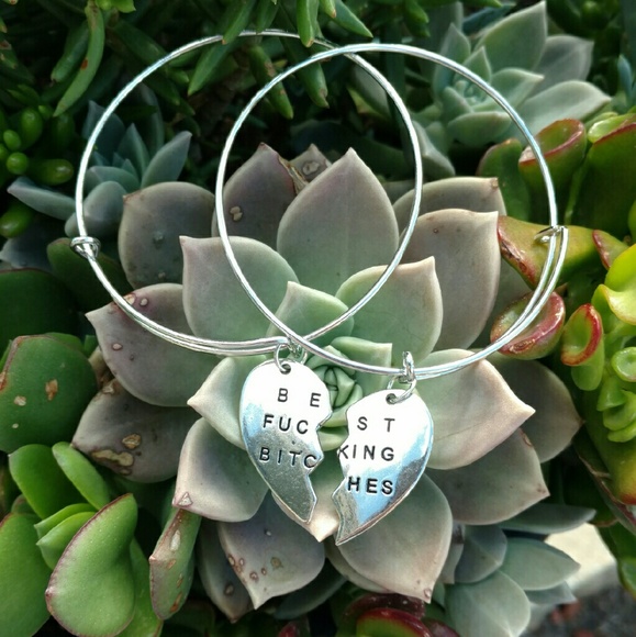 Set of 2 Best Fucking Bitches Friendship Bracelets