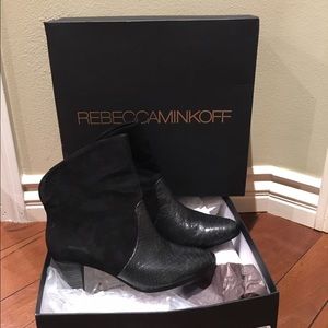 Rarely worn black booties