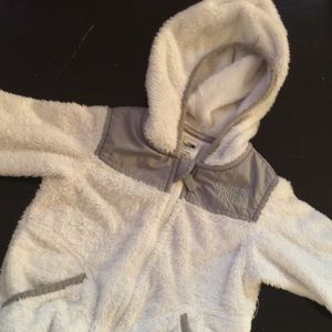 North Face zip up sweater