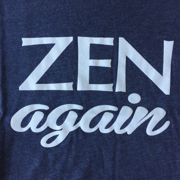 Suburban Riot Zen Again Navy Tee - Picture 4 of 4