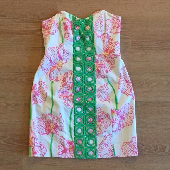 Lilly Pulitzer strapless Angela dress