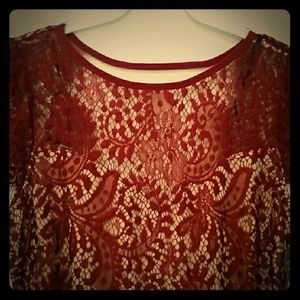 Full length gorgeous lace gown